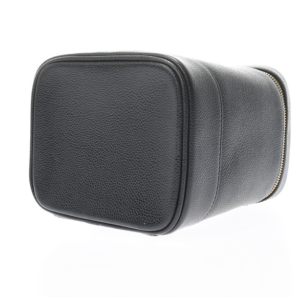 Chanel Vanity Black Gold Hardware Caviar Skin Handbag - Picture 4 of 11